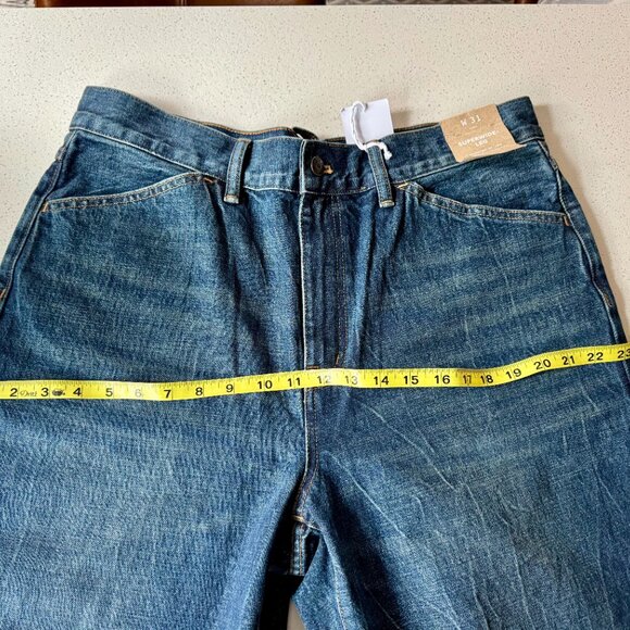 Madewell x Kaihara Superwide Leg Jeans tagged size 31 x 31 - Picture 4 of 6